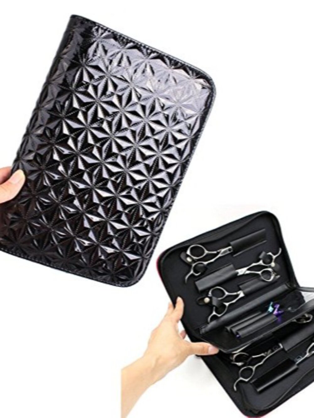 Hair Scissors Bag for Hairstylist - Barber Pouch Cases for Hairdressers - Salon